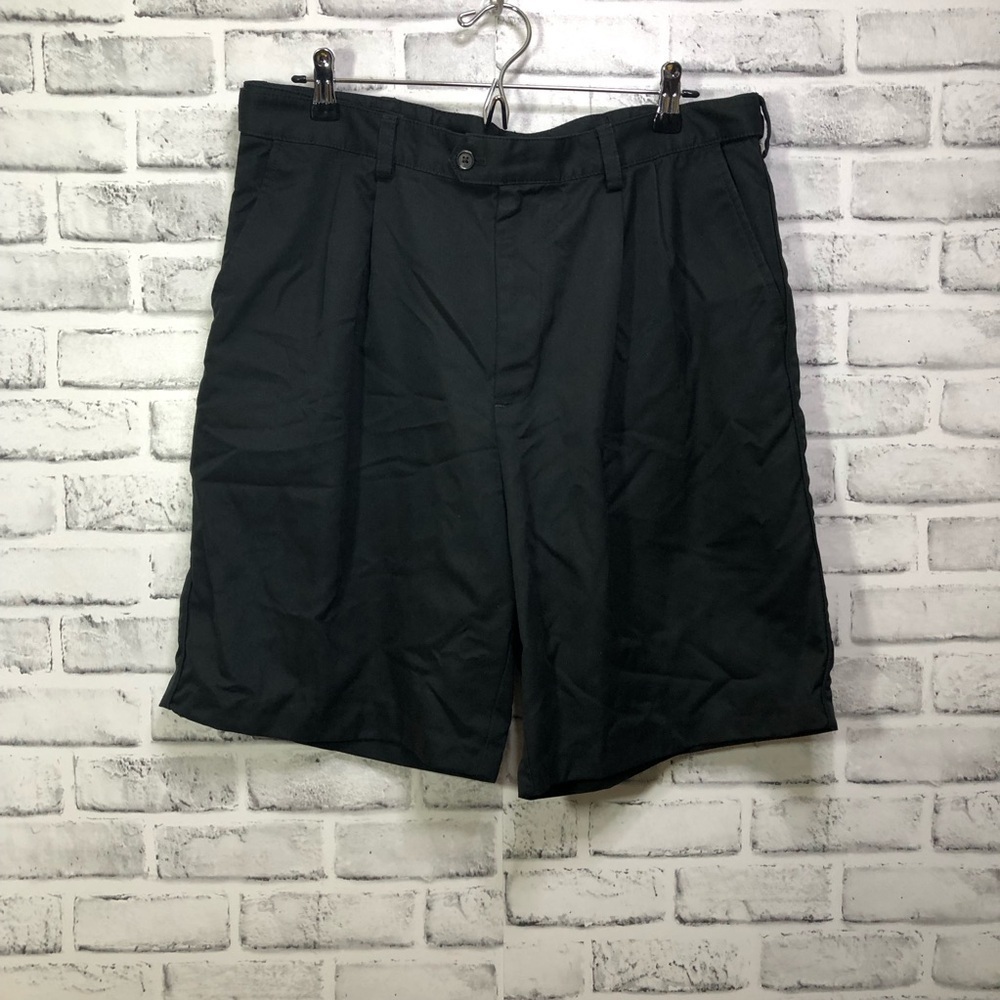 Golf Classix Men's Black Flat Front Shorts